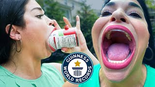 Largest Mouth Gape  Guinness World Records [upl. by Trevlac]