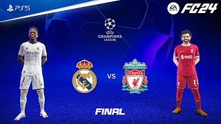 FIFA 24  Real Madrid vs Liverpool  UEFA Champions League Final  PS5™ 4K60 [upl. by Iaria130]