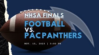 FOOTBALL VS PAC PANTHERS [upl. by Kutzer302]