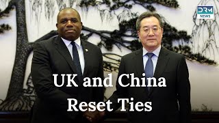 Britain China strike conciliatory note during top diplomats visit  AC1G [upl. by Liew]