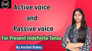 Active Passive Voice Present Indefinite Tense Tense Active Passive voice in English Grammar [upl. by Weld]