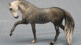 Painting a Dappled Grey Model Horse  Tutorial Series Part 4 [upl. by Hecht]