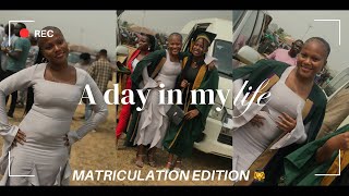 MATRICULATION DAY VLOG👩‍🎓💅ACHIEVERS UNIVERSITY EDITION 🏫🎓💕 [upl. by Savadove]