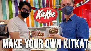 Make Your Own KitKat In Tokyo  KitKat Chocolatory Shibuya [upl. by Adnilim126]