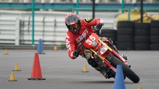 2024519 DUNLOP CUP Heat2 MotoGymkhana CRF450R SuperMoto [upl. by Paquito]