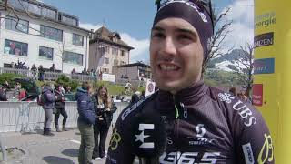 Matteo Moschetti  Interview at the start  Stage 1  Tour de Romandie 2024 [upl. by Yadsendew]