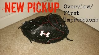 Brand New Pickup Under Armour Catchers Mitt First impressions and Overview [upl. by Pansie]