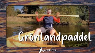 Wie baue ich ein Grönlandpaddel [upl. by Pruchno]