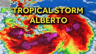 Tropical Storm Alberto forms in the Gulf of Mexico [upl. by Sac]