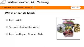 Oefening luisteren examen Niveau A2 [upl. by Enelaj]