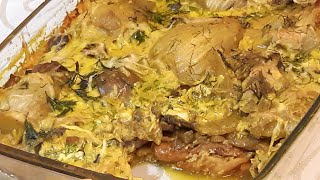 طبق رمضاني غراتان بسباس محشي و بطاطا بنة لا توصفgratin fenouille [upl. by Bevan]