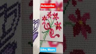 latest simple  cross stitch design charsuti dusuti [upl. by Bloxberg]