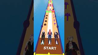 NEW Romantic PUNCH Run Challenge  Spider Man and Harley Quinn vs Gwen Stacy spidey spiderhero [upl. by Ycinuq340]