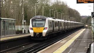 Trains at Balcombe 01042024 [upl. by Ecar]