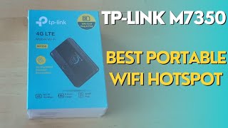 BEST PORTABLE WiFi HOTSPOT  TPLink M7350 Setup  Stay Connected Everywhere [upl. by Dnomse]