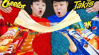 ASMR MUKBANG 편의점 핵불닭 미니 떡볶이 amp 핫도그 amp 치즈 피자 FIRE Noodle amp HOT DOG amp CHEESE PIZZA EATING SOUND [upl. by Aneehsak240]