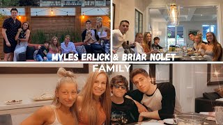 Briar Nolet Myles Erlick amp Family  Franci Nicassios Birthday Party [upl. by Flossy416]