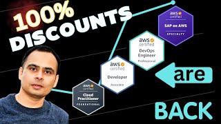 Free AWS Certification Voucher  Tech Courses  100  Free AWS certification Voucher [upl. by Chong]