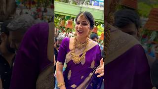 Lavanya Tripathi 😍 Looking Gorgeous In Saree  at Kanchipuram Narayani Silks Store [upl. by Anu]