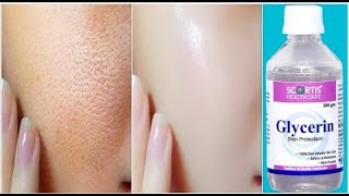 Use Glycerin This Way Your Skin Will Look So Young Tight Spotless amp Scar Free [upl. by Divadleahcim]