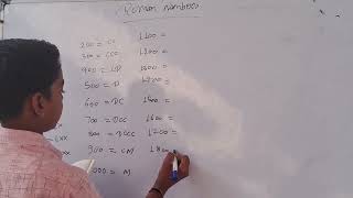 Learn Roman Number 10 to 10000 [upl. by Naaman]