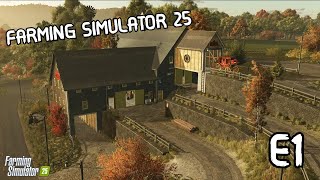 Začnemo na novo E1  Farming simulator 25 [upl. by Licko396]