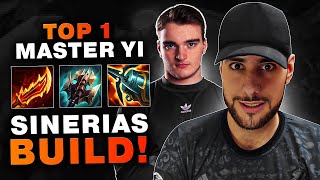 A NOVA BUILD DO TOP 1 MASTER YI DO MUNDO [upl. by Erdnad]