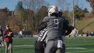 Towson Football Defeats Hampton 2710 [upl. by Tally269]