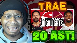 TRAE 20 AST Lvgit Reacts To HAWKS at CAVALIERS  FULL GAME HIGHLIGHTS  November 27 2024 [upl. by Arlan164]