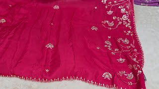 🔥 Pure HO Silk Premium Jaipuri Handwork Saree  Book Your Order 8619550551 sanskritisarees [upl. by Genesa]