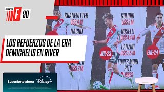 ¿CÓMO RINDIERON LOS REFUERZOS DE RIVER QUE LLEGARON CON DEMICHELIS  ESPNF90 [upl. by Aneloaup]