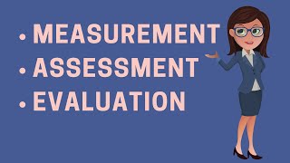 Measurement Assessment and Evaluation [upl. by Castle]