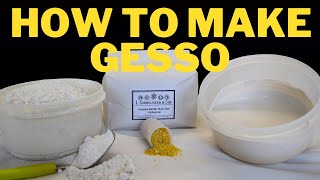 How to make gesso [upl. by Barkley]