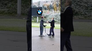 BMW Skateboard and Mercedes Shoe Running Competition 😱 trending bmw mercedes shortvideo [upl. by Anaehs822]