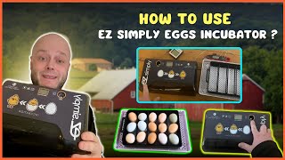 How To Use EZ Simply Eggs Incubator  15 Eggs Incubator  Egg Incubator [upl. by Honora]