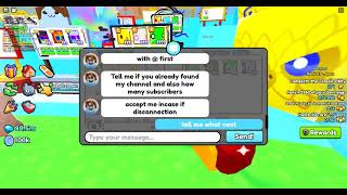 PetSim99  another scammer  another way scamming dont belive that  JUST PRESS cancel [upl. by Asteria]