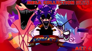 FNF VS SonicEXE 30  MEGA COLLECTION PLUS But Backing Characters Vocal All Star Act 4 Cover [upl. by Nylloh347]