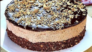 Ferrero Rocher Cake  Recipe WITHOUT BAKING that YOU Can Never Refuse [upl. by Aynnek]