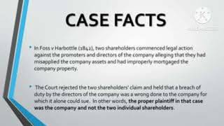 FOSS V HARBOTTLECOMPANY LAW [upl. by Girand]