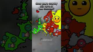 Does youre country still have colonies trending shorts map europe [upl. by Edna]