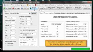 PROGRAMA TIEMPO DE CONGELACION DE LOS ALIMENTOSmp4 [upl. by Sakiv530]