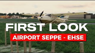 First look at Airport Seppe  EHSE  MSFS2020 VR [upl. by Puff]