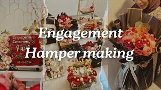 Engagement hampers making full video ✨ [upl. by Nodnart]