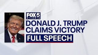 Donald Trump victory speech 2024  FOX 5 News [upl. by Crenshaw283]