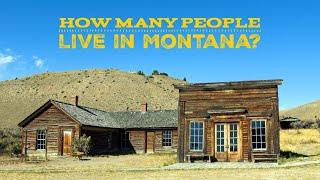 How Many People Live in Montana [upl. by Akimik]