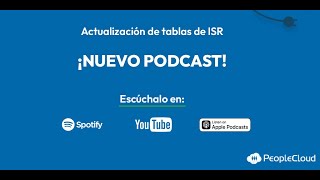 Podcast Actualización en las tablas del ISR  PeopleCloud [upl. by Llered]