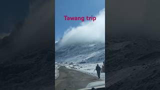 Tawang trip during snowfall mountains india travel tranding adventure driving views time [upl. by Llenad394]