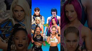 Sasha Banks amp Rhea Ripley amp Ronda Rousey VS Dominik Mysterio amp Bianca Belair amp Alexa Bliss 💥👹🤬 [upl. by Fuchs]