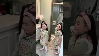 三胞胎姐妹早餐自律的两小时👧👧👧 家有萌娃 三胞胎vlog 爸爸帶娃記 lovelybaby lovely [upl. by Clifton157]