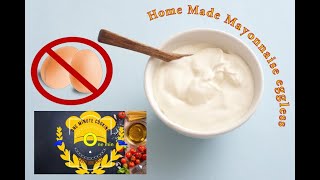 Home made Eggless mayonnaise with olive oilhomemadeegglessmayonnaise [upl. by Rothenberg]